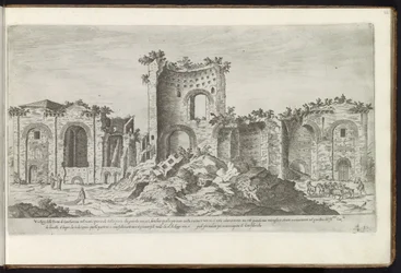 Termas de Constantino en Roma Edificios antiguos (título de la serie) I vestigi dell