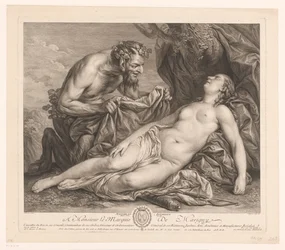 Júpiter en Antiope Júpiter y Antíope (título sobre el objeto)