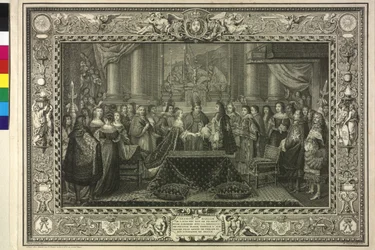 Boda del rey Luis XIV con María Teresa de Austria