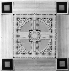 Mapa del Palacio Municipal - E.L. Boullée