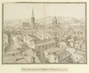 Parte del Colegio de Avignon  1617 : Dotación de una parte del Colegio de Avignon, en 1617. 3 de ene.er