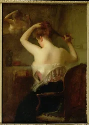 Mujer Arreglándose el Cabello, 1903