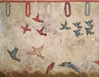 El vuelo de un pájaro (detalle)