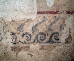 Detalle de fresco de la tumba de Bruschi, siglo II a.C.