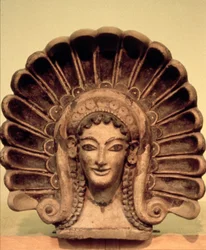 Accesorio en el templo etrusco de Veii, siglo VI a.C.