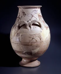 Crátera de terracota, 680-660 a.C.