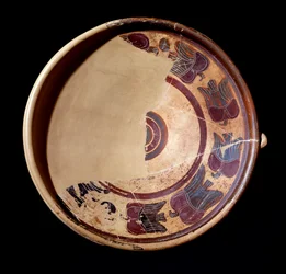 Placa de terracota que representa animales, 600-590 a.C.