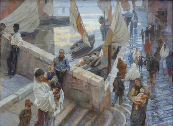 Después de la lluvia en Chioggia