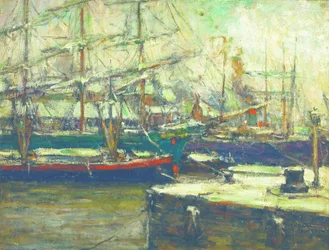 Invierno en el puerto
