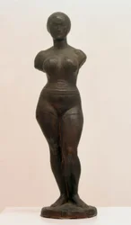 Nadadora de pie
