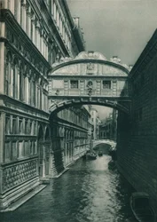 Puente de los Suspiros, Venecia, Italia, 1927