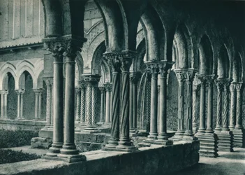 Claustros del Monasterio Benedictino, Monreale, Sicilia, Italia, 1927