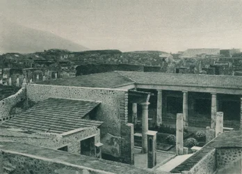 Casa de los Vettii, Pompeya, Italia, 1927