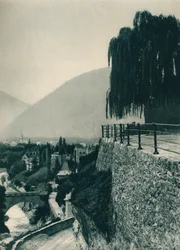 Vista de la ciudad, Merano, Tirol del Sur, Italia, 1927