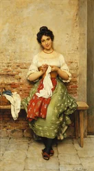 La costurera, 1901