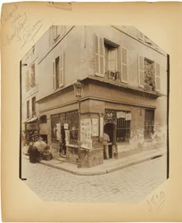 Página del álbum "Documentos para la historia del viejo París", c.1910
