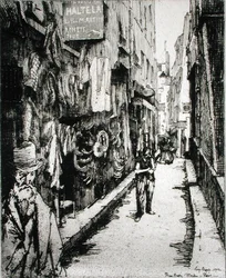 Calle parisina, de 