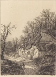 Cabañas en Invierno, 1840