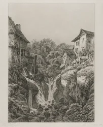 El Molino y la Cascada de Grésy cerca de Aix-les-Bains