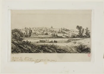 Vista del pueblo de Limay