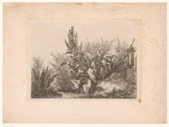 Waterzuring y riet aan de oever
Paciencia con el agua en la puerta pequeña
Estudios de dibujo y grabado del natural (...) (título de la serie)
