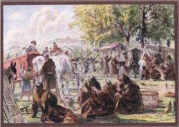 El Capítulo de Santa María de los Ángeles cerca de Asís