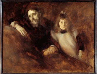 Alphonse Daudet y su hija