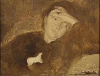 Retrato de una dama. Estudio