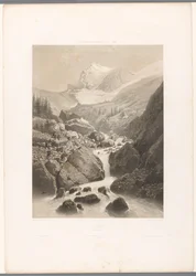 Paisaje de montaña con vistas al Eiger L