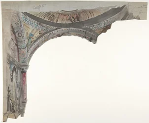 Diseño para un escenario en la Ópera, París