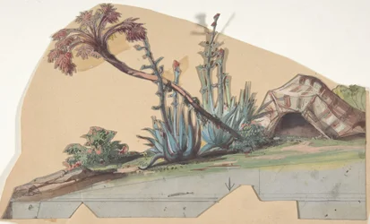 Diseño para un Escenario en la Ópera, París, 1830-90