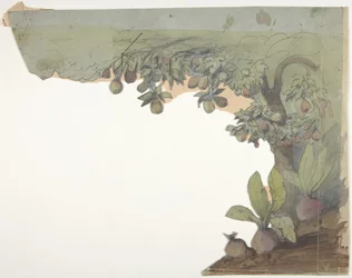 Diseño para un escenario en la Ópera, París