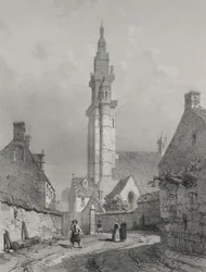 Viajes Pintorescos y Románticos en la Antigua Francia. Bretaña: Iglesia de Roscoff