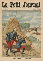 Un buen disparo, ilustración de portada de 