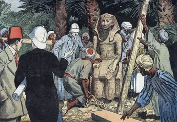 Descubierto en la estatua de Sesostris III en 1862