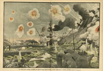 Ilustración de Eugene Damblans (1865-1945) en Le Pelerin