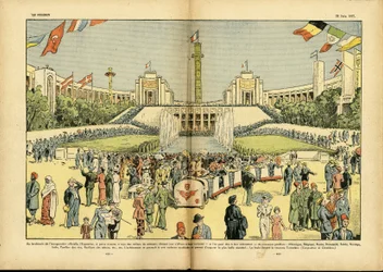 Ilustración de Eugene Damblans (1865-1945) en Le Pelerin