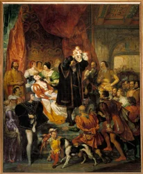 Nacimiento del Rey Enrique IV el 13/12/1553 en el Chateau de Pau Jeanne III, conocida como Jeanne d