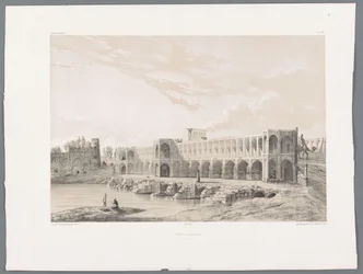 Puente Khaju de Pol-e Khaju en Isfahan
Pont Kadjiou Chiraz (título del objeto)
Perzische landschappen (título de la serie)
Perse moderne (título de la serie)