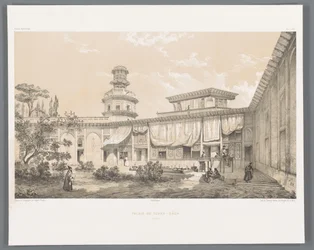 Paleis Char Bagh en Ispahan
Palais du Tchar-Bâch Ispahan (título del objeto)
Perzische landschappen (título de la serie)
Perse moderne (título de la serie)