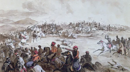 Captura de la tribu de Abd el-Kader por Henri d