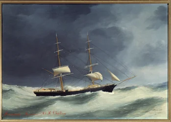 Armonía del ladrillo. Pintura de Eugene Margueritte-Grandin dit Eugene Grandin (1833-1916)