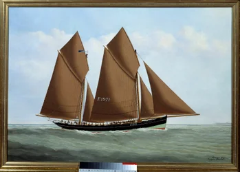 El Dundee - San Antonio de Padua. Pintura de Eugene Margueritte-Grandin dit Eugene Grandin (1833-1916)