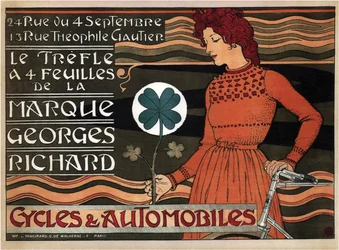 Bicicletas y automóviles Georges Richard, 1899