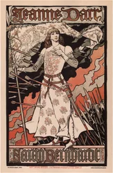 Sarah Bernhardt como Juana de Arco, 1893