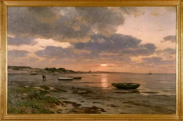 Puesta de sol en el Báltico