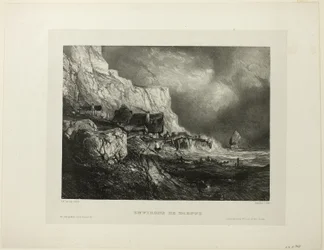 Cerca de Dieppe, placa uno de Seis Marinas