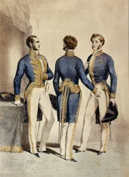 Consejo de Estado, Uniformes del Vicepresidente, Consejero y el Maestro de Solicitudes, 1853