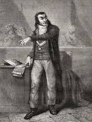 Antoine Quentin Fouquier-Tinville (1746-95), grabado por Blanpain