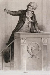 Retrato de Georges Jacques Danton (1759-94)